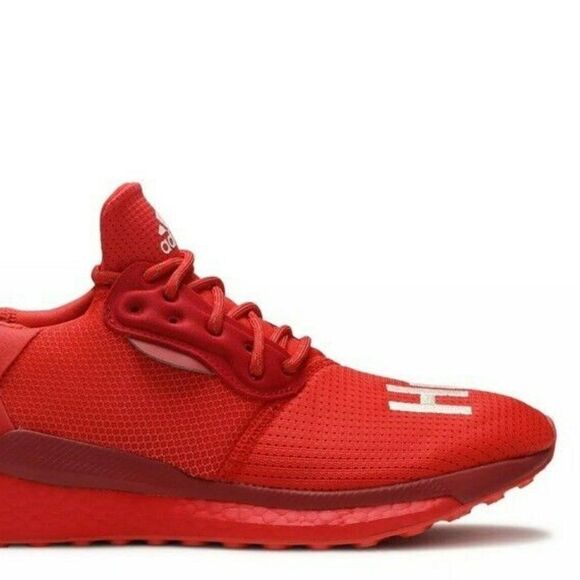 NEW adidas Solar HU Glide x Pharrell Power Red 2019 NWT Mens 6, Womens 7, UK 5.5 - Picture 6 of 13